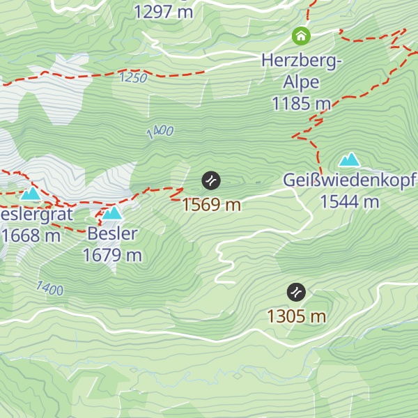 Map of Obere Gundalpe