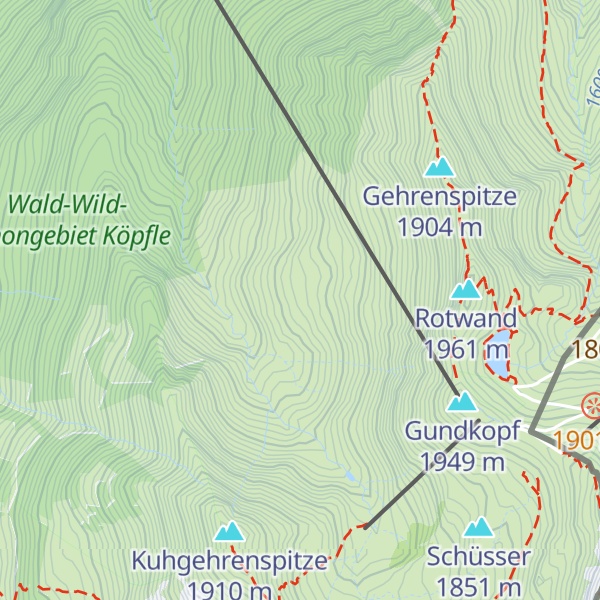 Map of Jausenstation Zwerenalpe