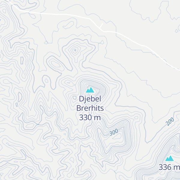 Map of Djebel Brerhits