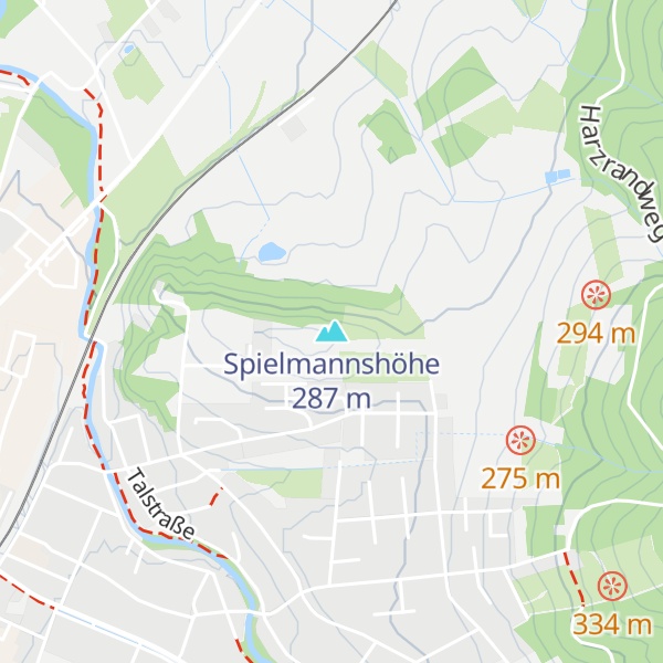 Map of Spielmannshöhe