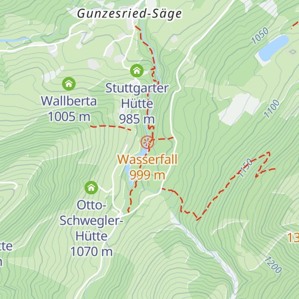 Map of Brotzeithütte
