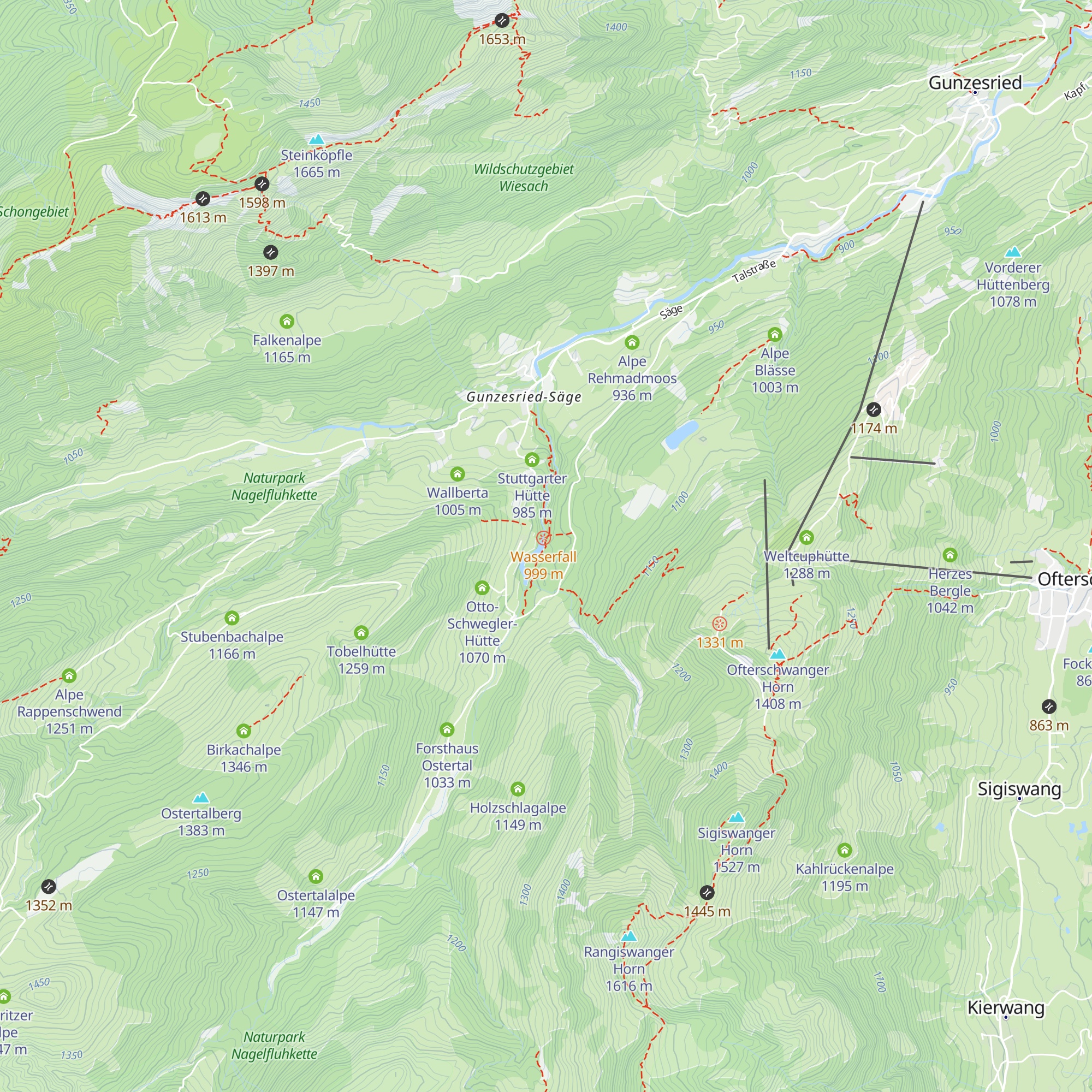 Brotzeithütte map