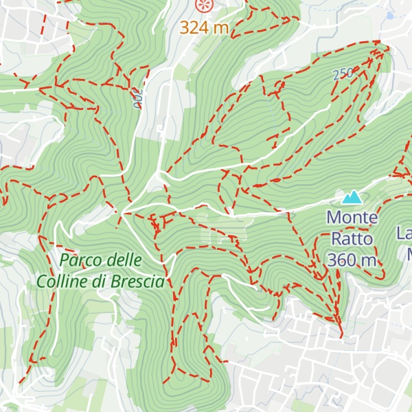 Map of Monte Picastello