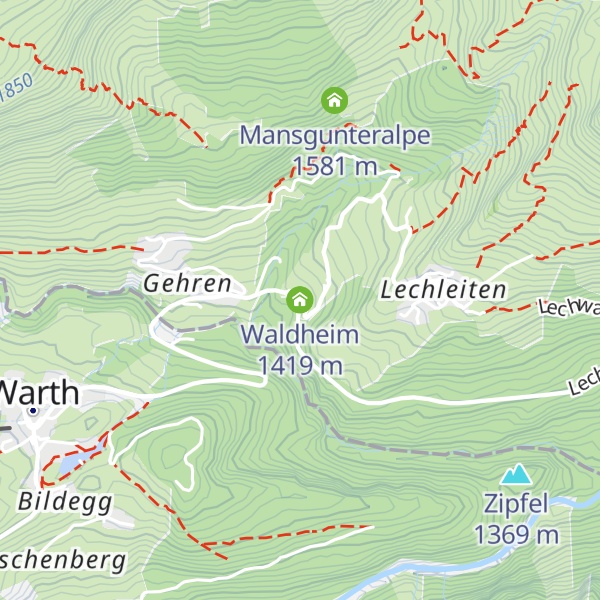 Map of Waldheim