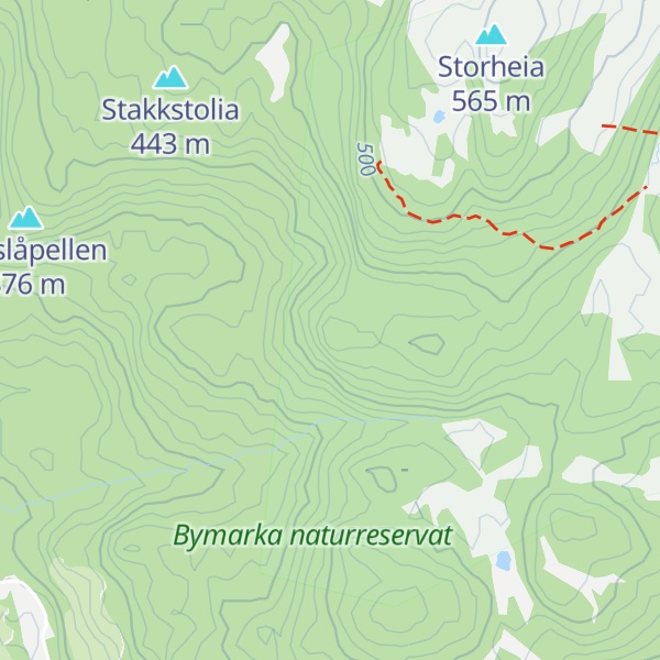 Map of Høgpeilen