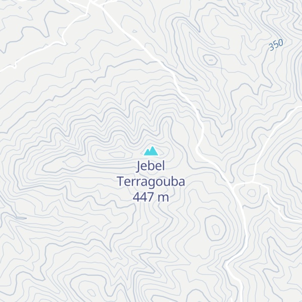 Map of Jebel Terragouba