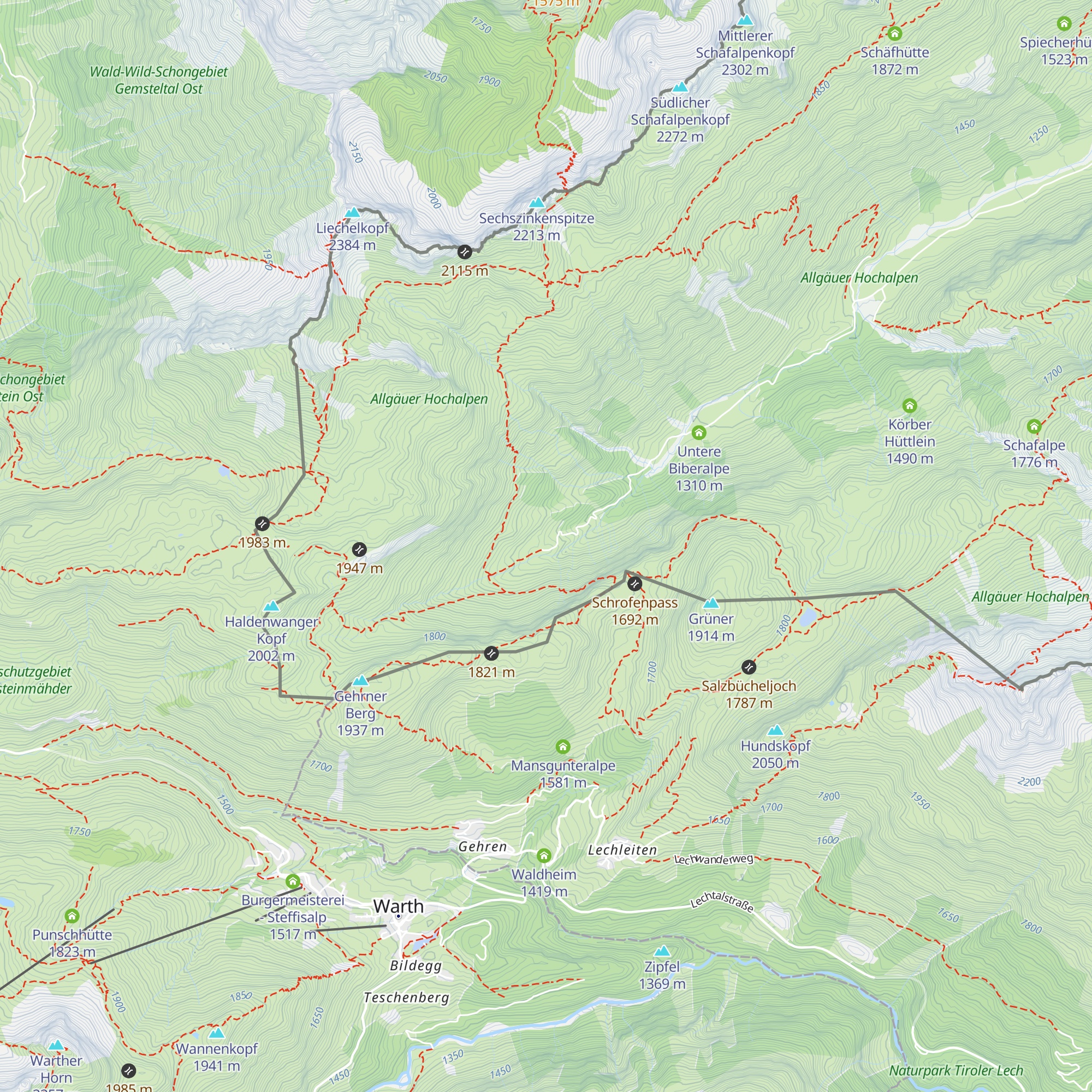Speicherhütte map