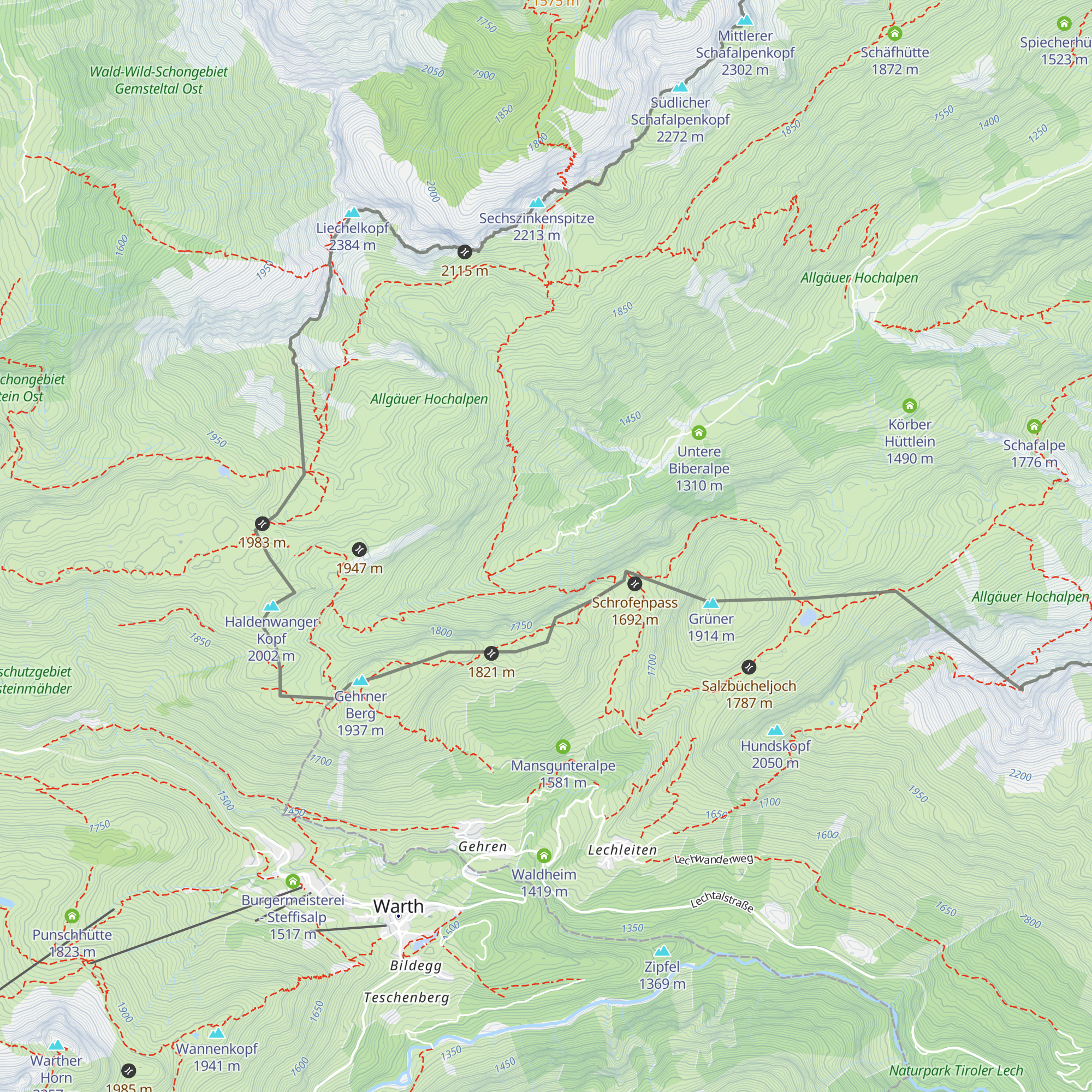 Speicherhütte map