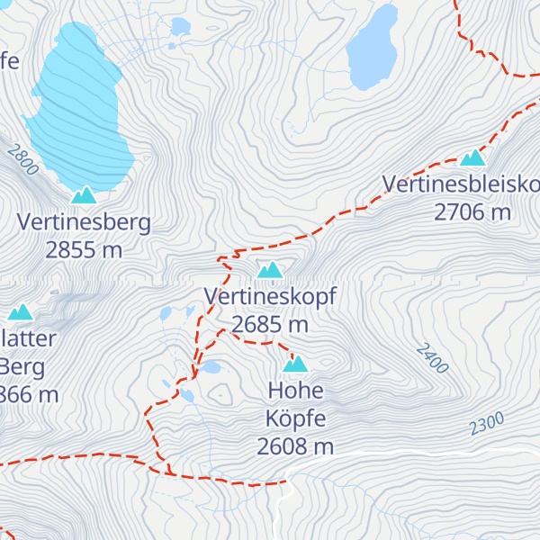 Map of Vertineskopf