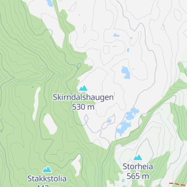 Map of Lerdalsheia