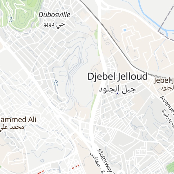 Map of Jebel Karrouba