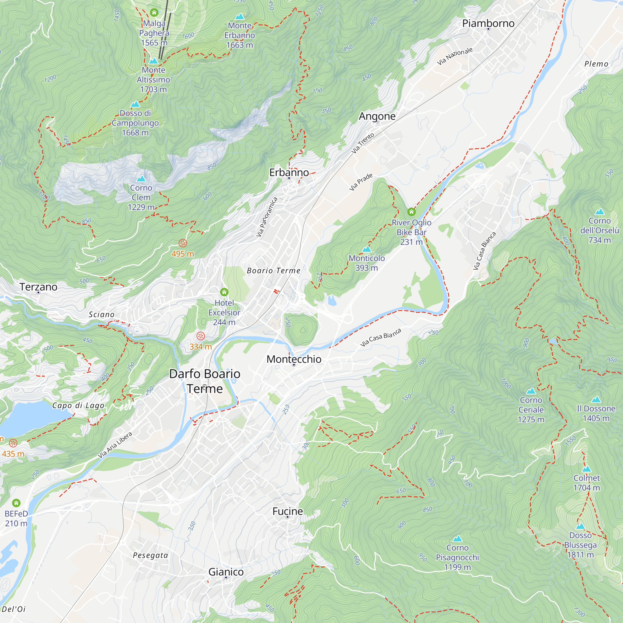 Albergo Ristorante Castellino map