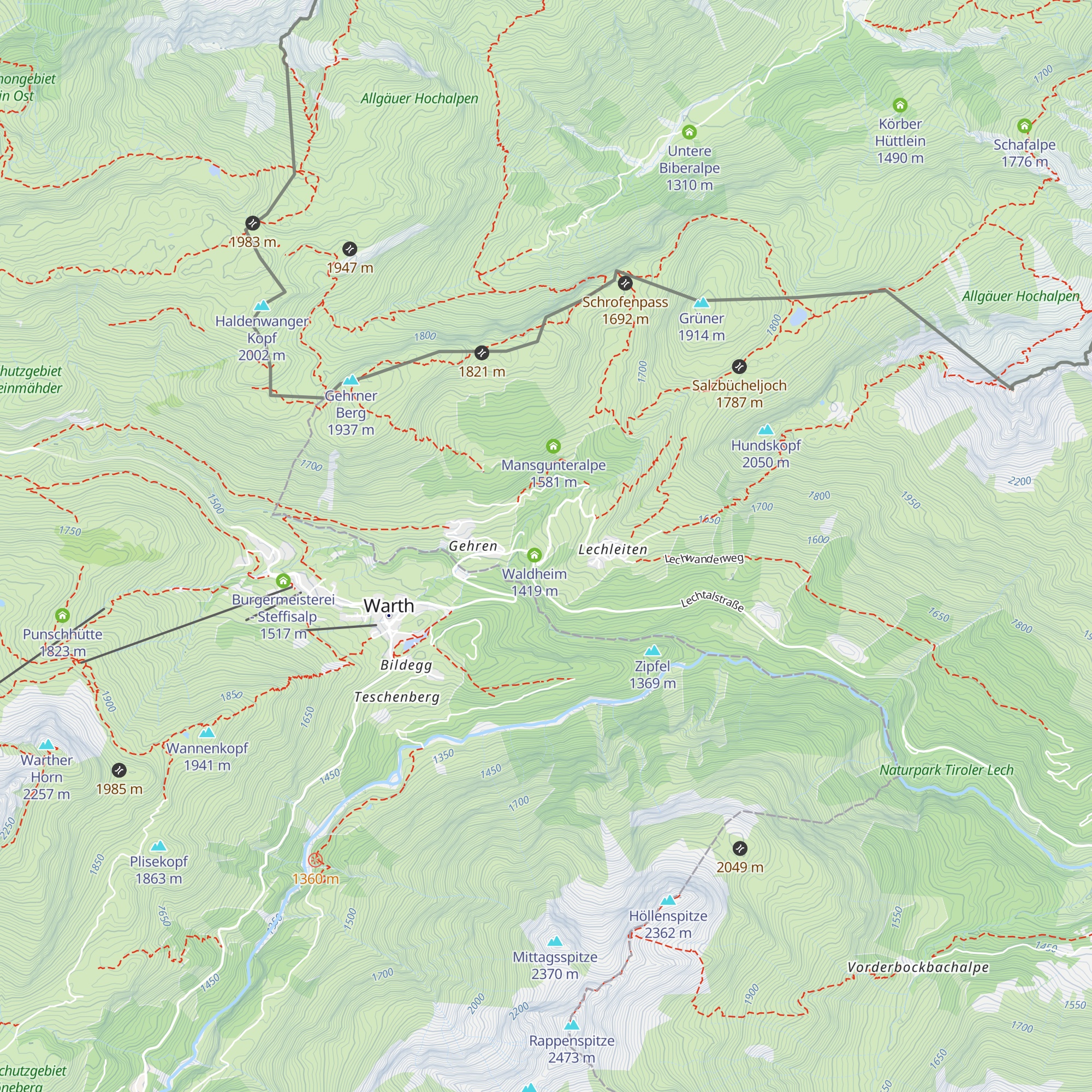 Mooswald map