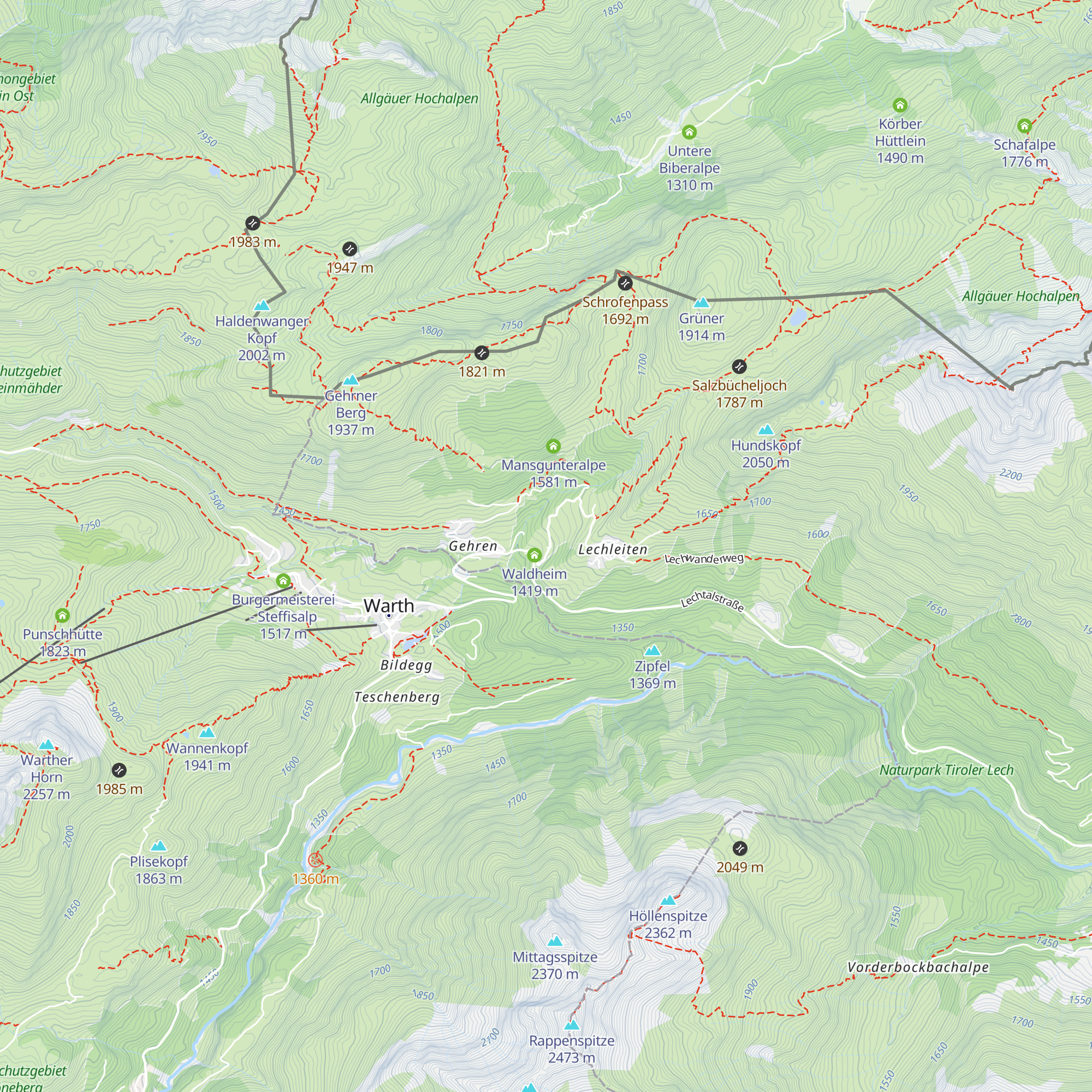 Mooswald map