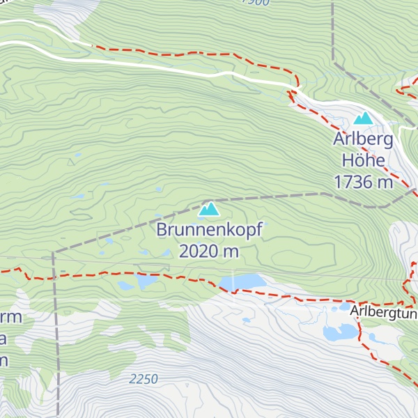 Map of Brunnenkopf