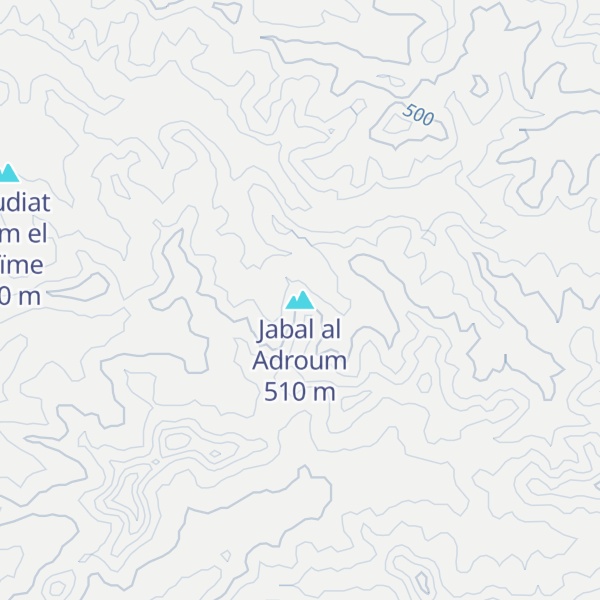 Map of Jabal al Adroum