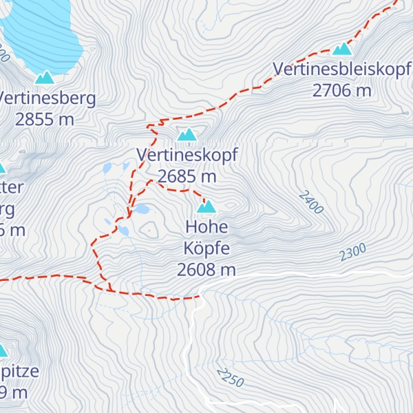 Map of Hohe Köpfe