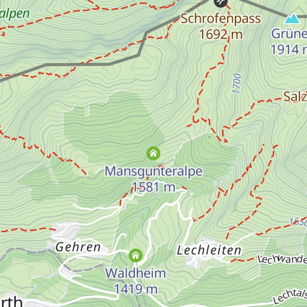 Map of Mansgunteralpe