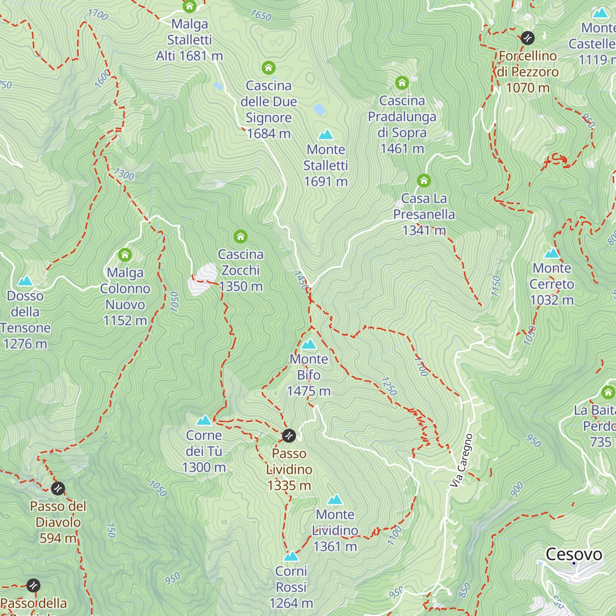 Cascina dei Cacciatori map
