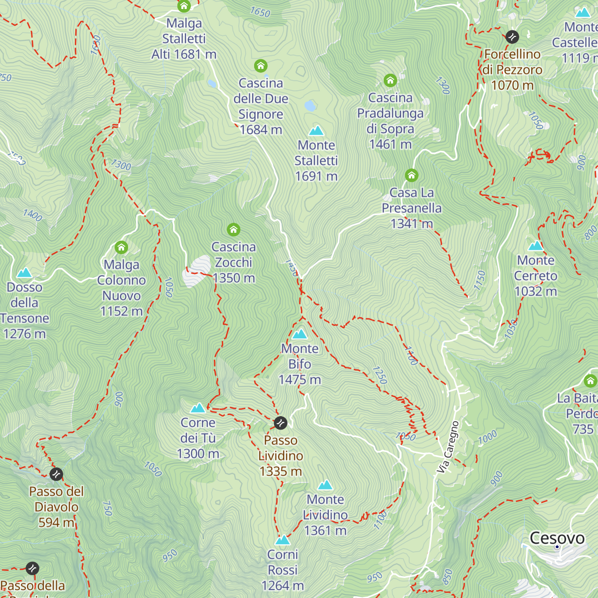 Cascina dei Cacciatori map
