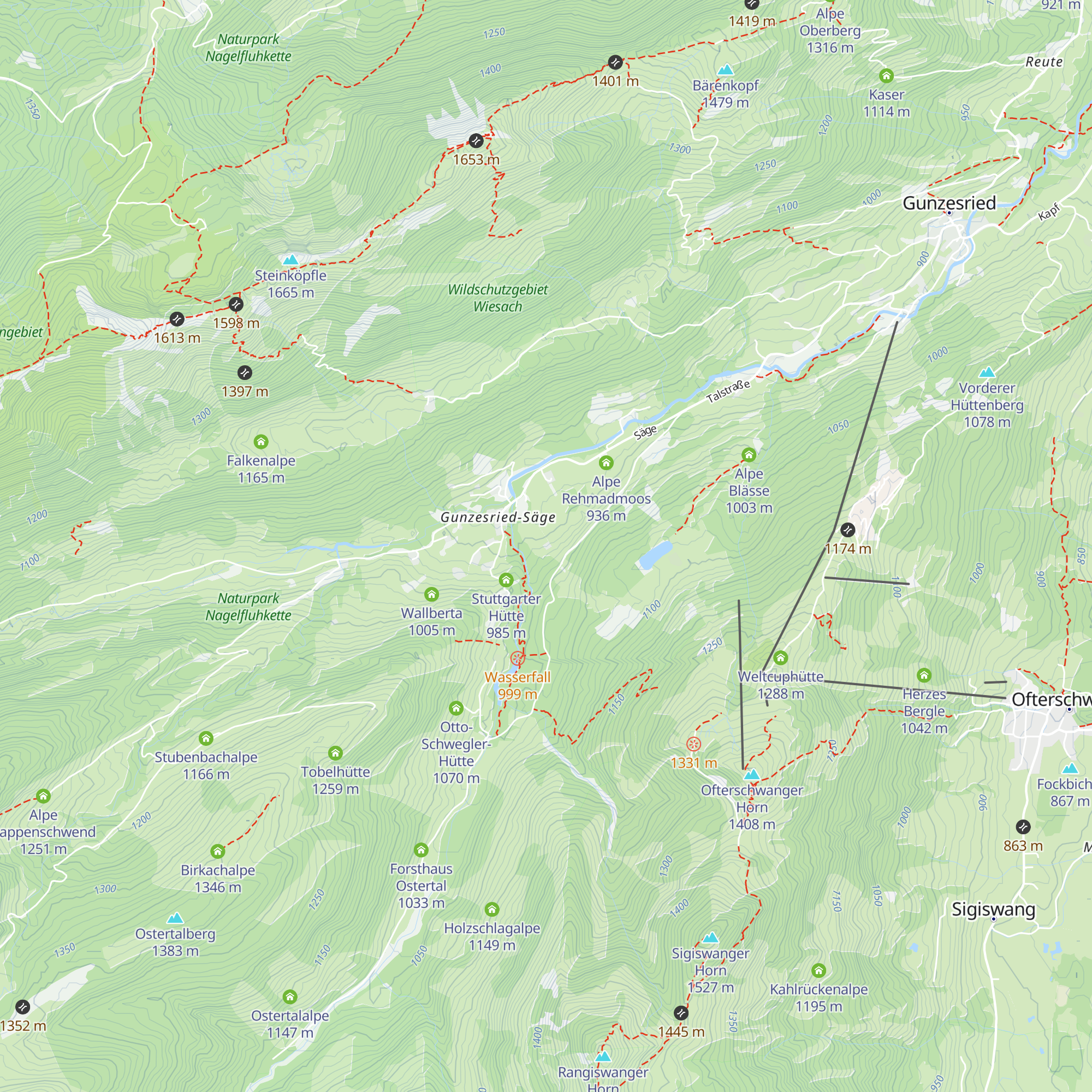 Altes Höfle map