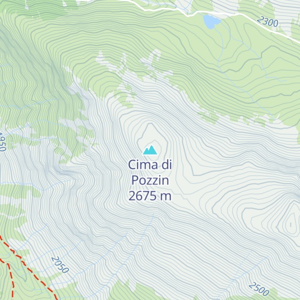 Map of Cima di Pozzin