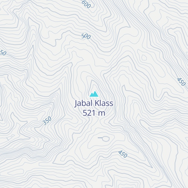 Map of Jabal Klass