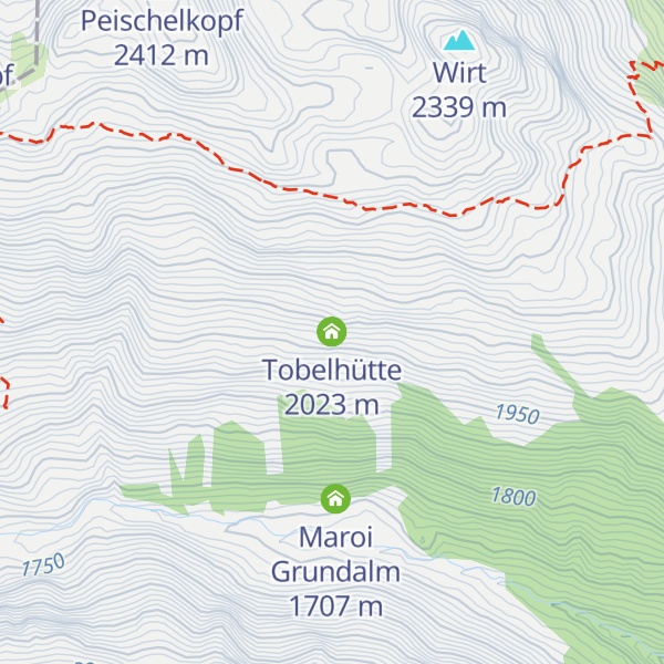Map of Tobelhütte