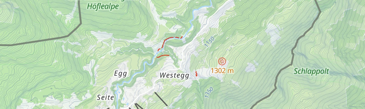 Map of the start of Mountainbike-Rundtour „Kleiner Grenzverkehr“