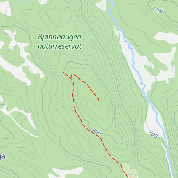 Map of Ringsrudåsen