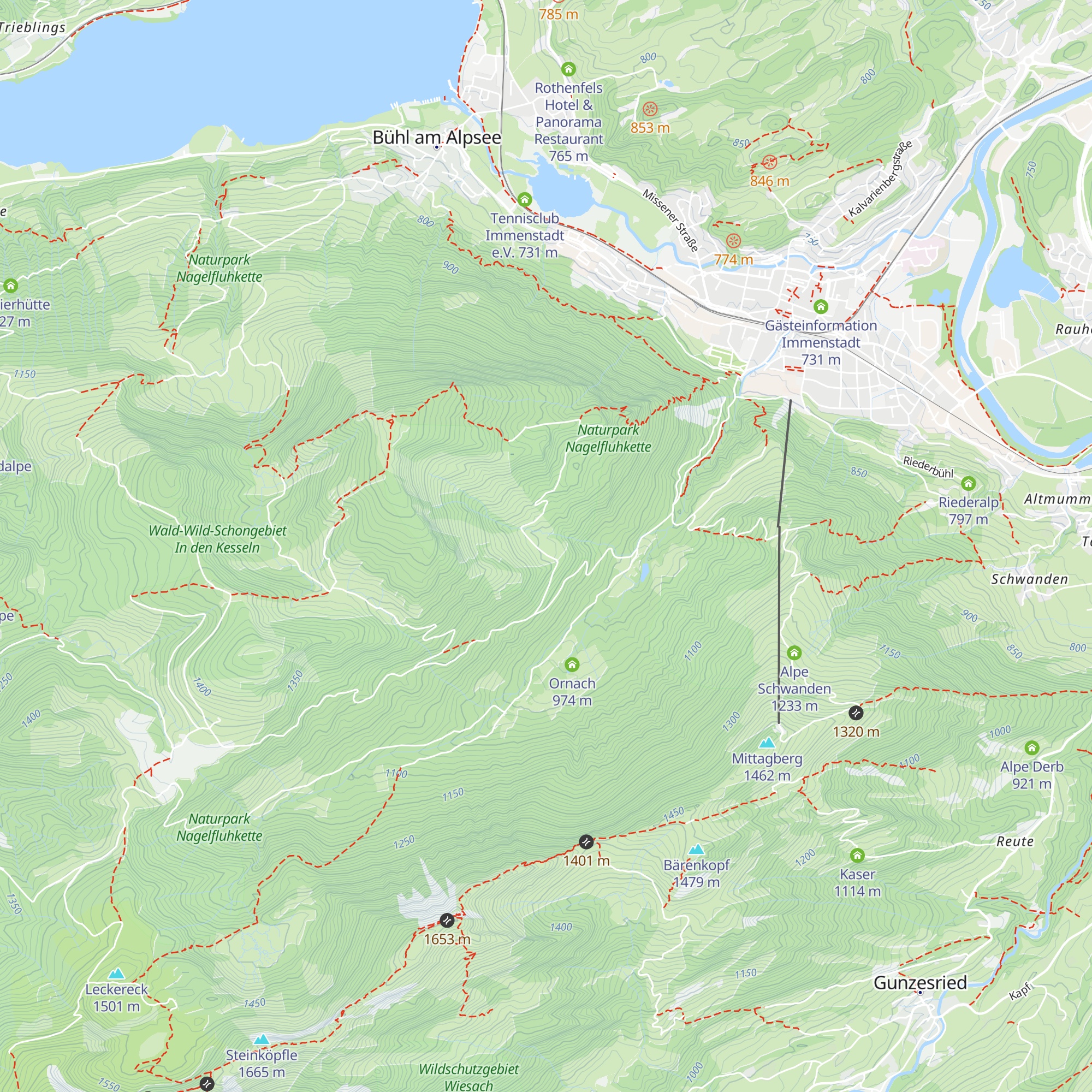 Wildengundalpe map