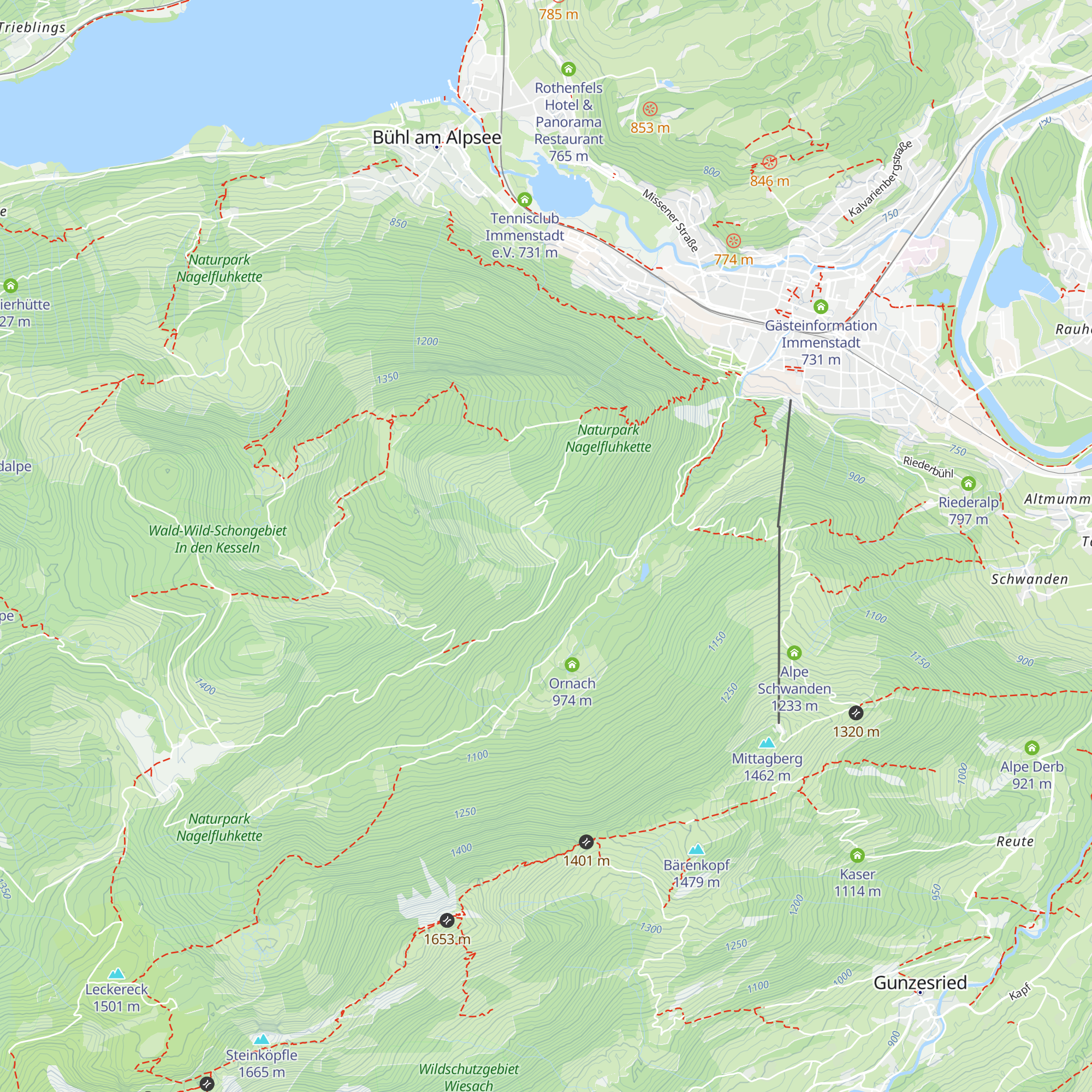 Wildengundalpe map