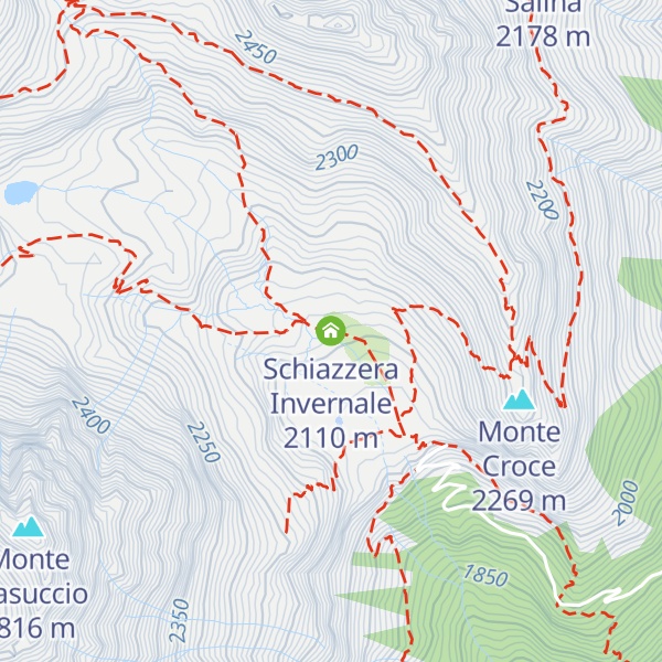 Map of Schiazzera Invernale