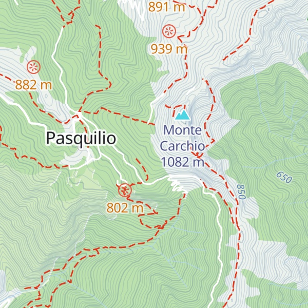 Map of Rifugio Alleluia
