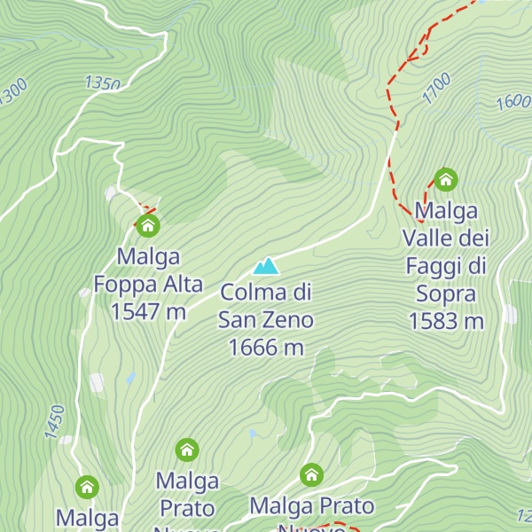 Map of Colma di San Zeno