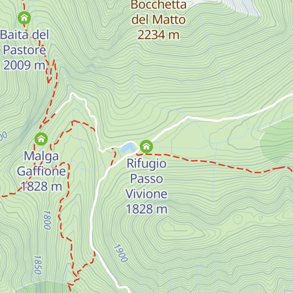 Map of Rifugio Passo Vivione