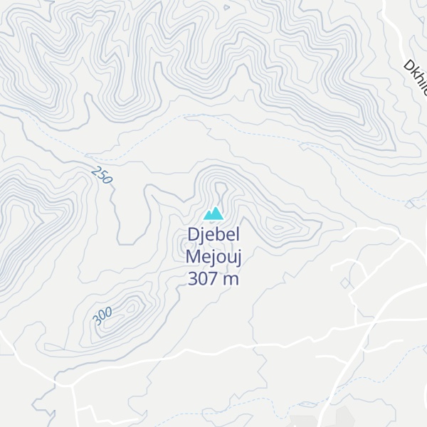 Map of Djebel Mejouj
