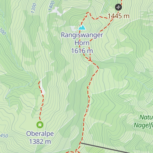 Map of Rangiswanger Alpe
