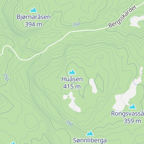 Map of Huåsen