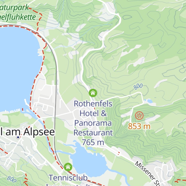 Map of Rothenfels Hotel & Panorama Restaurant