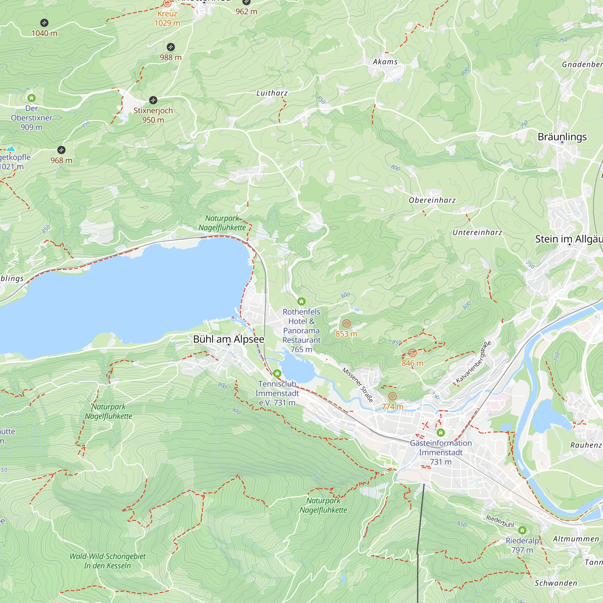 Rothenfels Hotel & Panorama Restaurant map