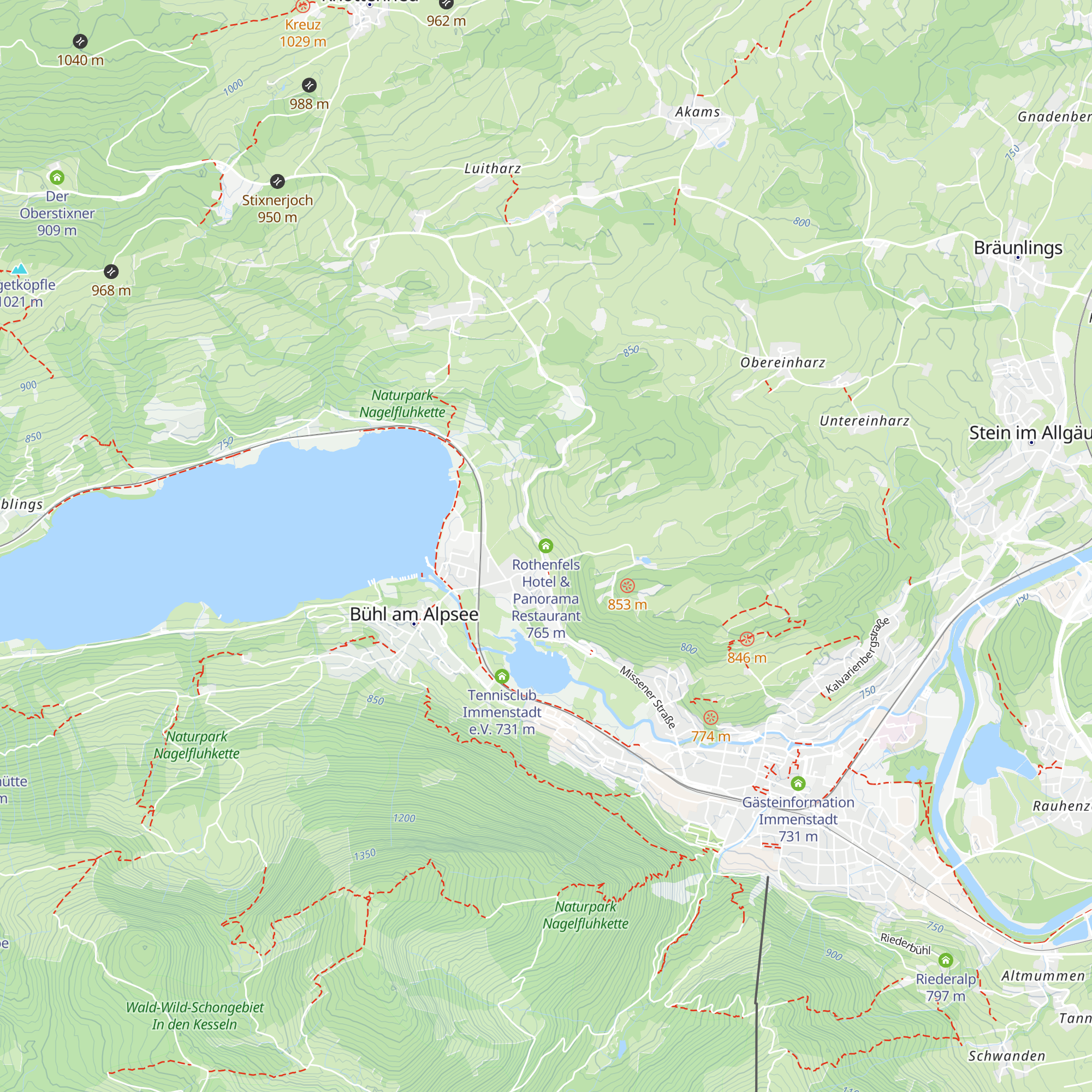 Rothenfels Hotel & Panorama Restaurant map