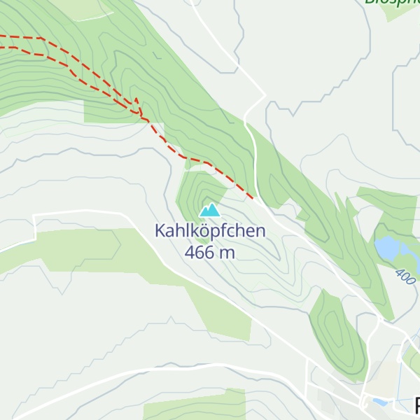 Map of Kahlköpfchen