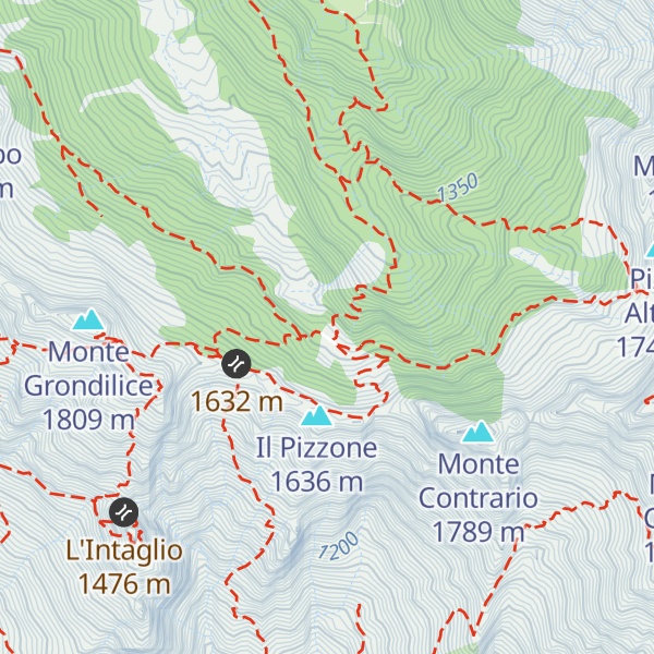 Map of Rifugio Orto di Donna