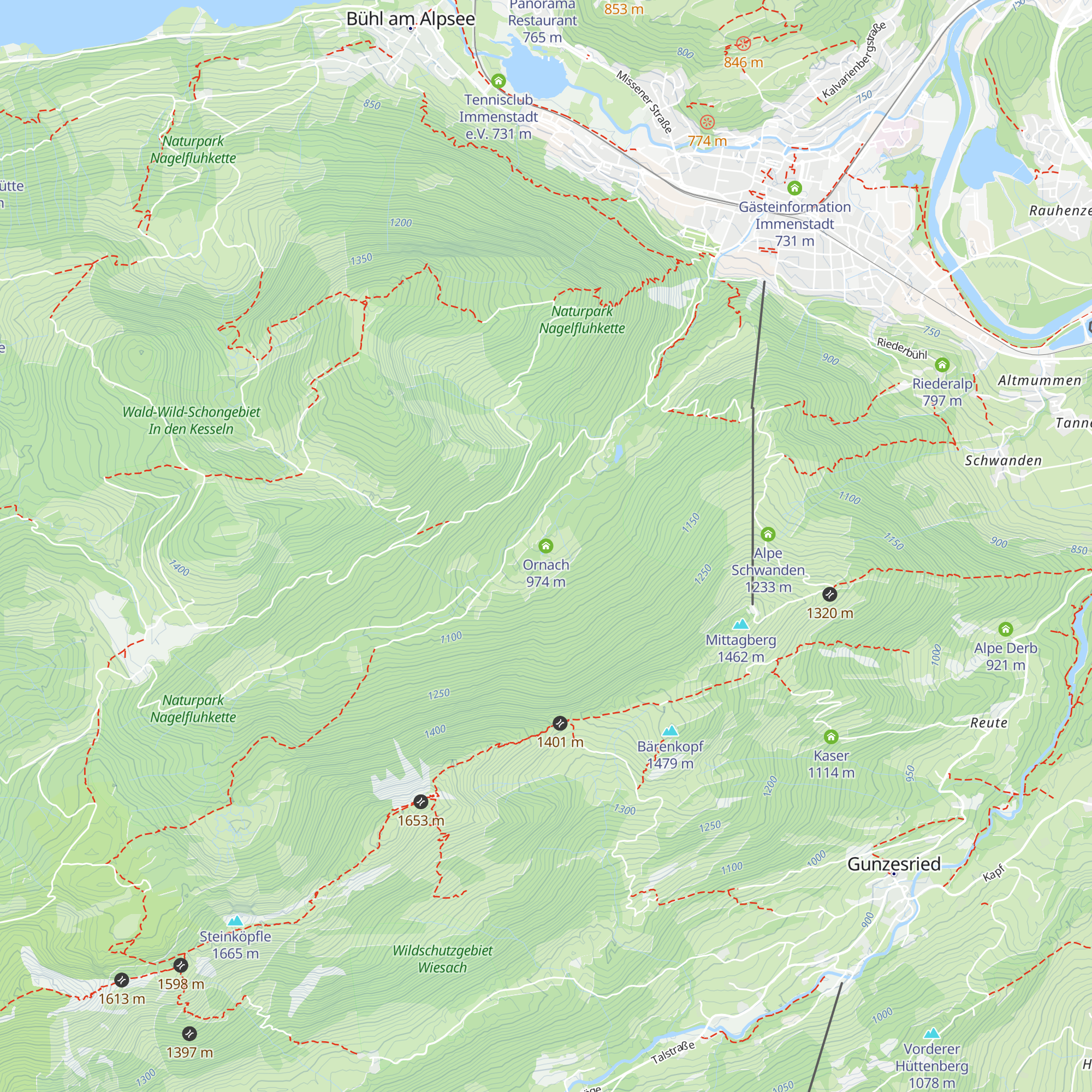 Ornach map