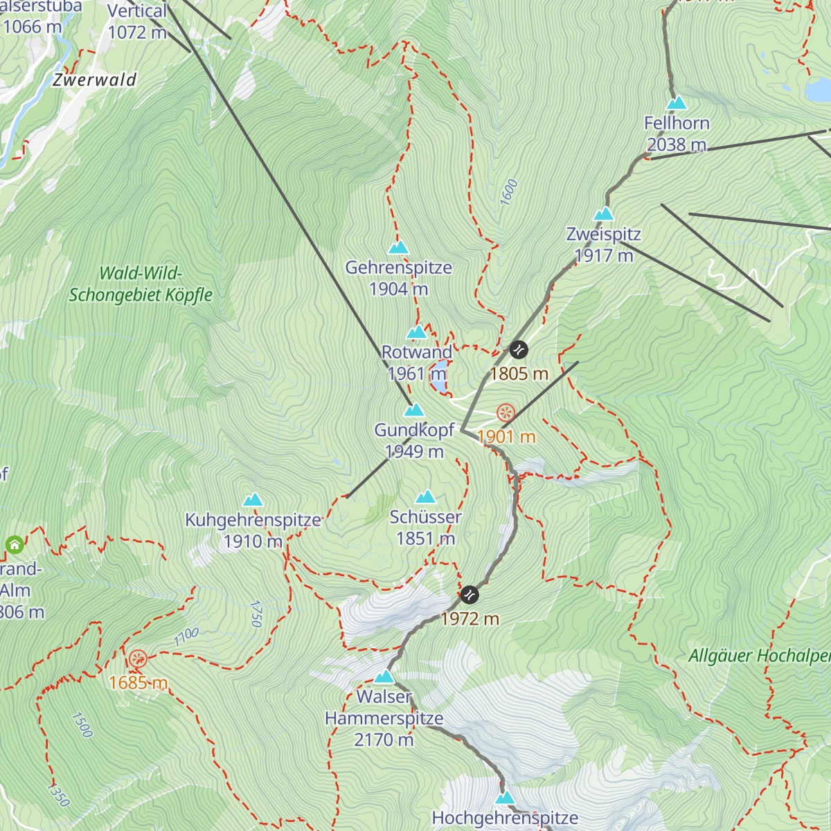 Panoramarestaurant map