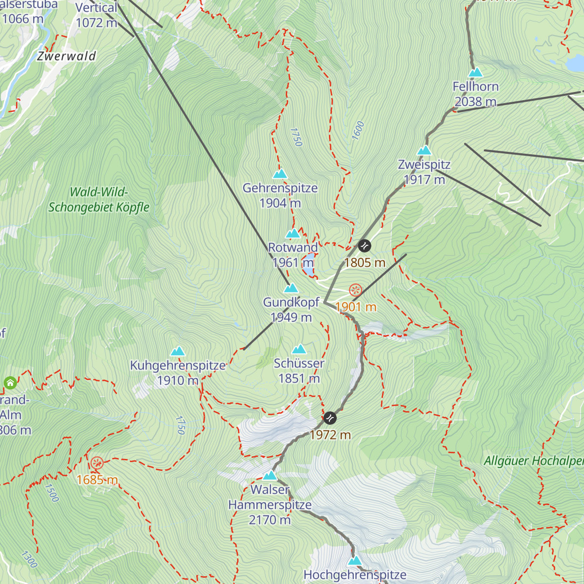 Panoramarestaurant map