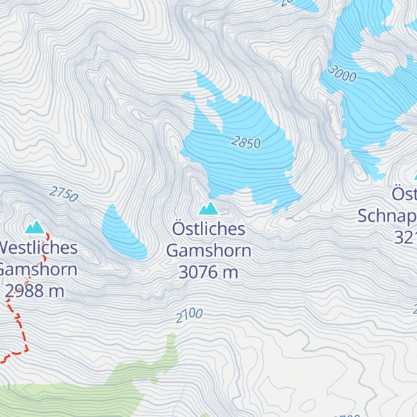 Map of Östliches Gamshorn