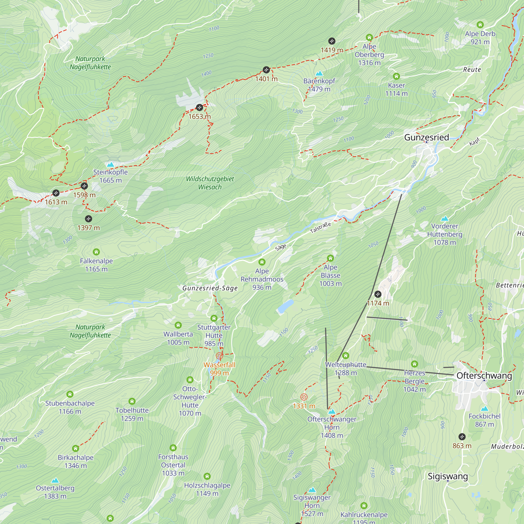 Alpe Rehmadmoos map