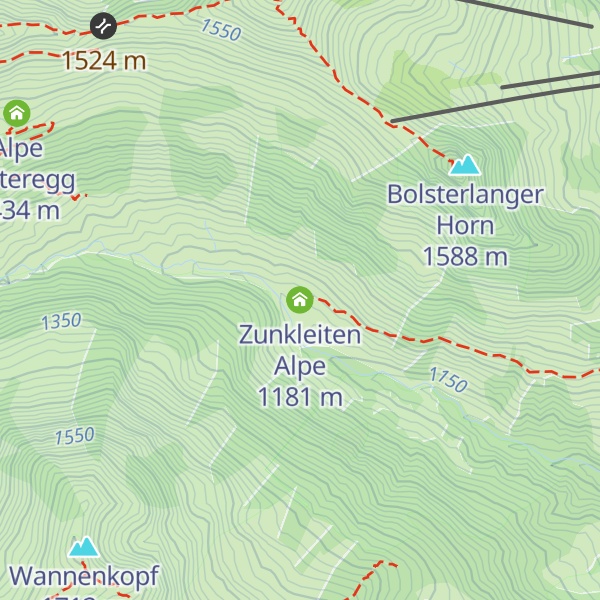 Map of Zunkleiten Alpe